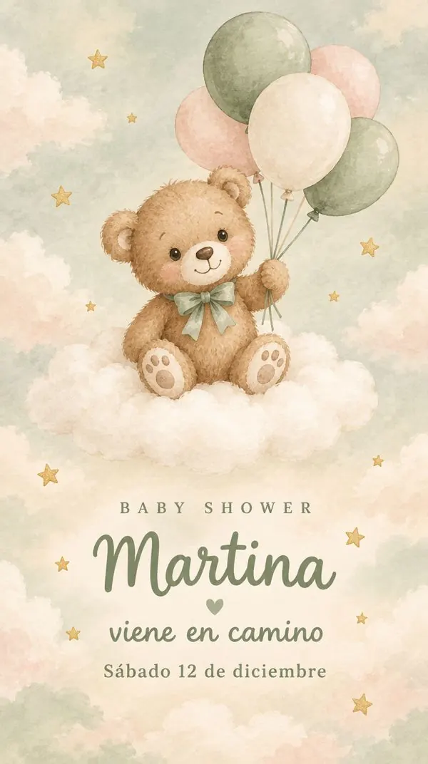 Portada: Baby shower de Martina
